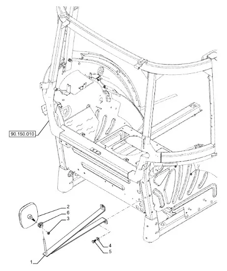 47124399 - Зеркало заднего вида